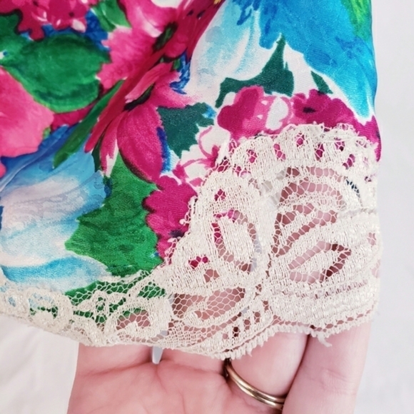 Vintage Victoria's Secret Gold Label Floral Camisole Lingerie - Picture 10 of 14